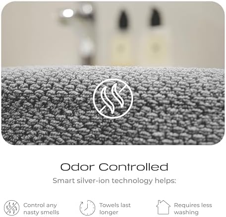 Luxury Face Washcloths Silver Infused 4-Pack