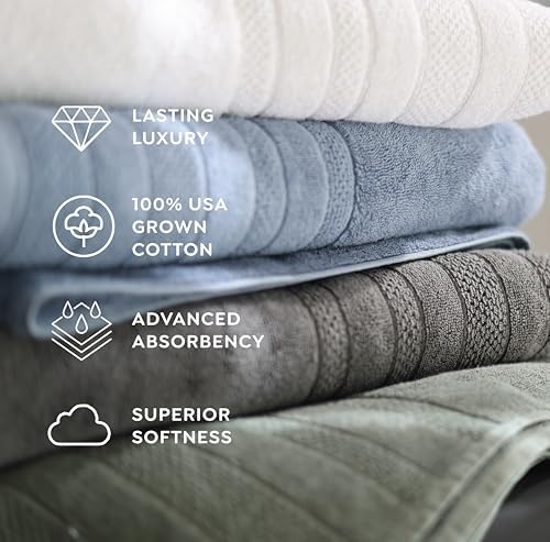Luxury 100 Cotton Washcloths Soft Absorbent
