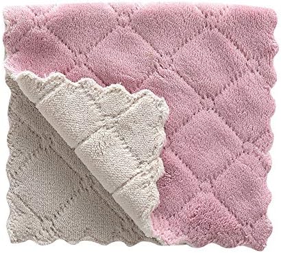 Reusable Fast Drying Machine Washable Coral Velvet Hanging Hand Towels