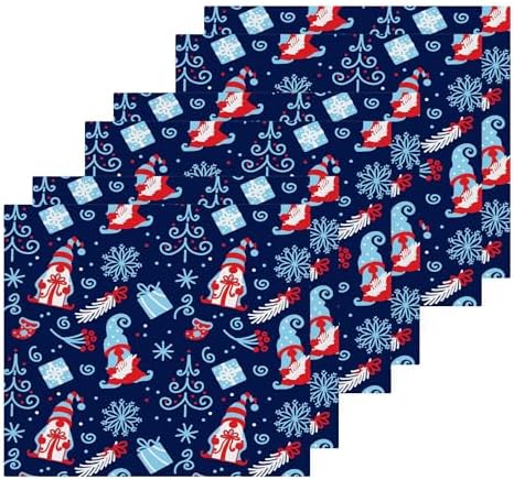 Xigua Christmas Gnomes Washcloth Set 2-12 Pcs