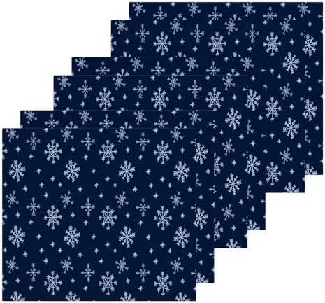 Blue Snowflake Washcloth 2 Pack