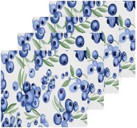 YETTASBIN Blueberry Washcloths 2 Pack