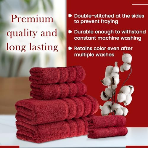 Luxury Turkish Towels Set 650 GSM 100 Cotton Ergonomic Design Machine Washable