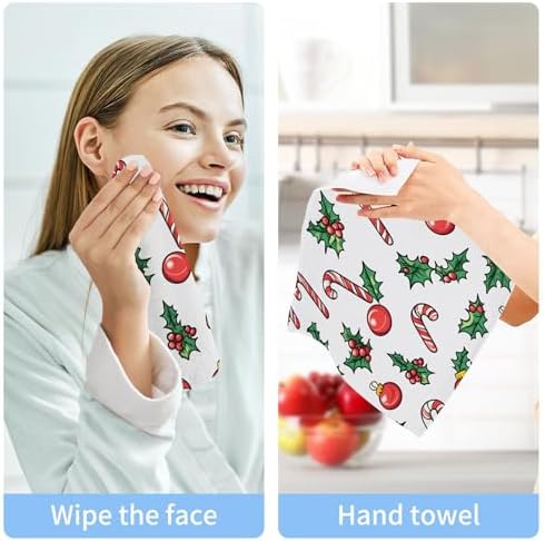 Cheerful Christmas Washcloths from Xigua