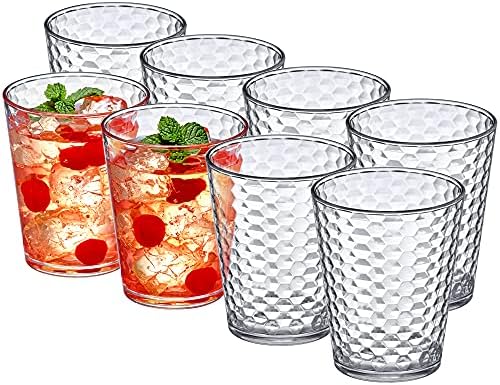Amazing Abby Snowflake 8-Piece Tumblers 16 oz Reusable