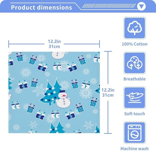 Xigua Christmas Tree Washcloth Set