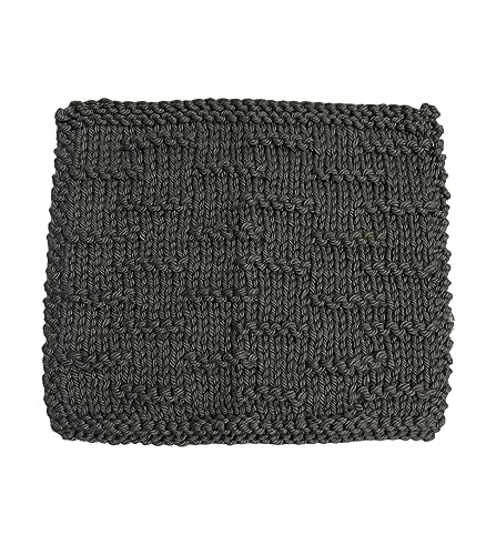 Super Soft Washcloths Set of 3 Gray Yellow Print 100 Cotton