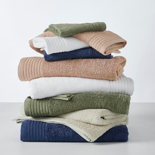 Great Bay Home Pink Bath Towels - Ultra-Soft 100 Featherpun Cotton Set