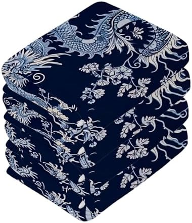 Chinese Dragon Soft Absorbent Washcloth 2-Pack