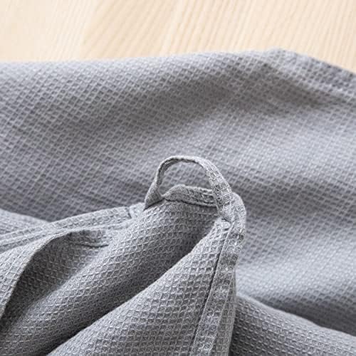 LinenMe Hand Towels Set of 4 12x12 Graphite Soft Dries Quickly