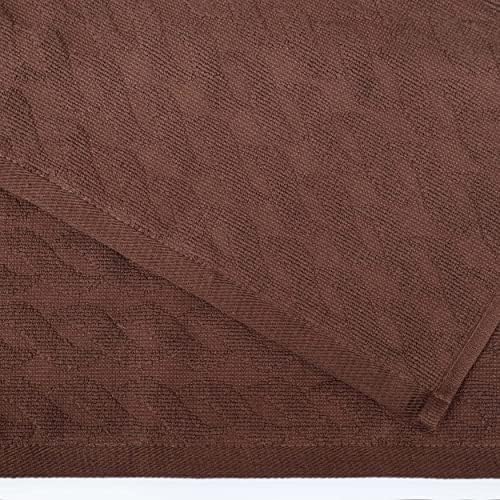 AKSOY MUIRU Jacquard Turkish Cotton Towel Set Perfect for Detimesi