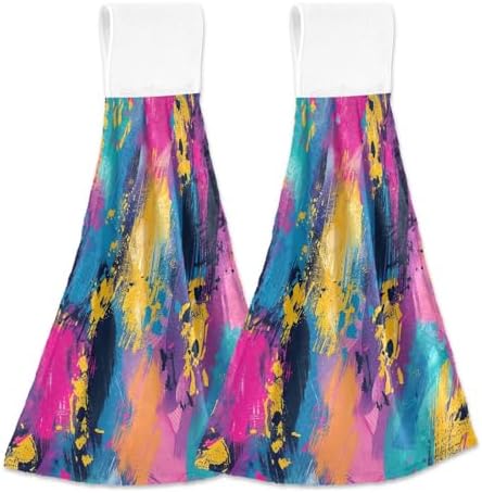 RPLife 2-Piece Graffiti Print Hand Towels