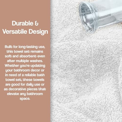 Stylish 3-Piece Bath Towel Set for Home Hotel Use