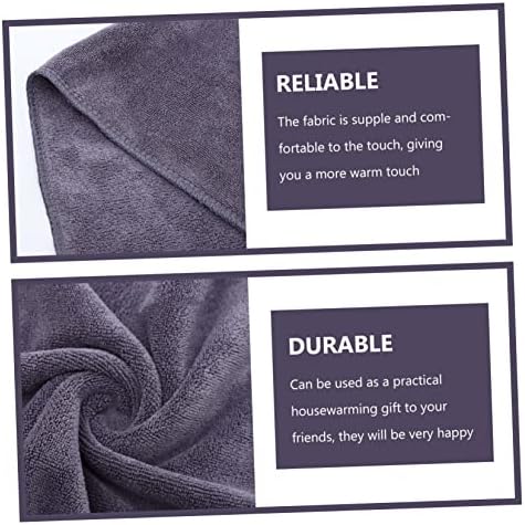 5-Piece Thick Fleece Washcloths for Quick Dry Soft Skin Salon Use