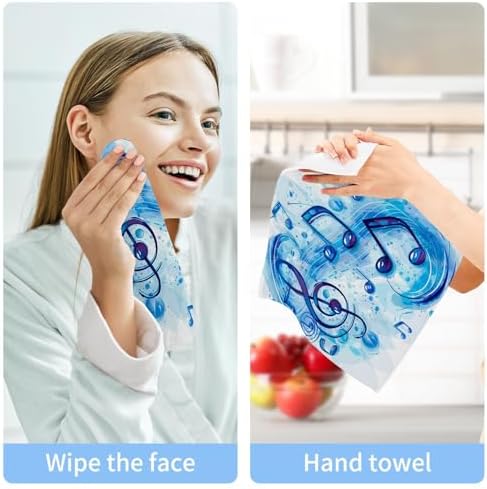 Musical Note Washcloths for Babies