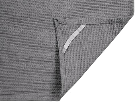 Set of 4 100 Cotton Waffle Weave Kitchen Towels Soft Durable Absorbent