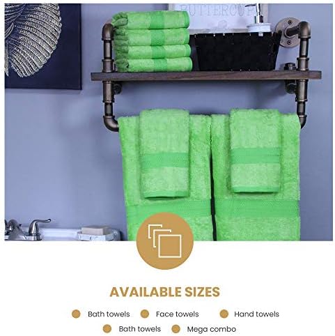 BLUENILEMILLS 2-Piece Cotton-Blend Bath Towel Set