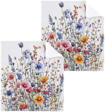 Effortless drying washcloths for face bath and kitchen