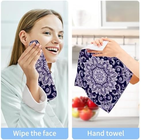 Xigua Mandala Washcloth Set multi-sized