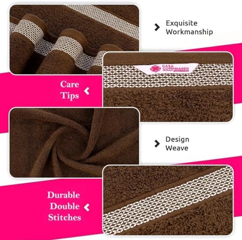 Elegant 6-Piece Solitaire Towel Set
