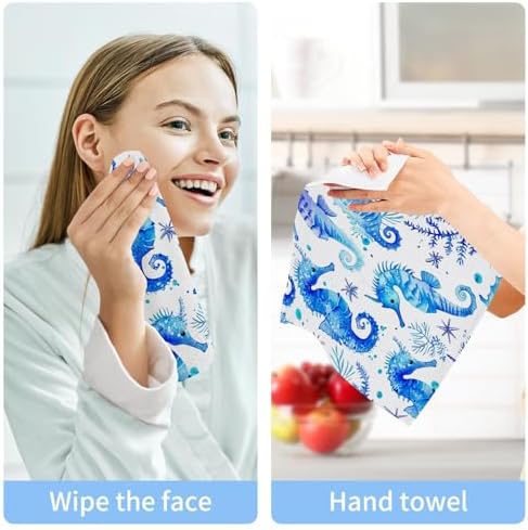 Seahorse Washcloth 2-Pack for Babies