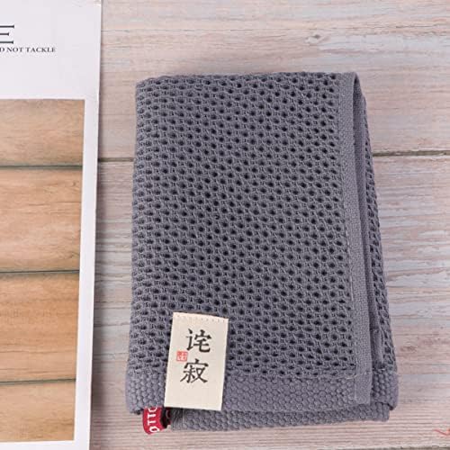 Alipis Waffle Weave Washcloth Set 32x32cm Cotton Face Towel Ultra Soft