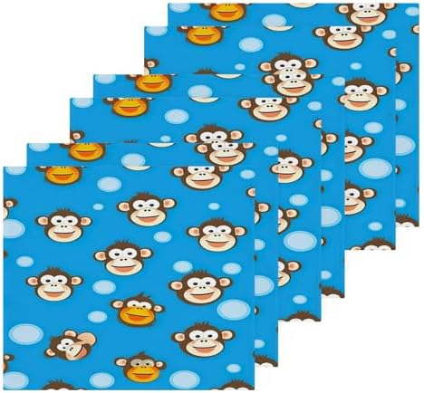 Eco-Bright Cartoon Monkey Washcloth 2-Pack