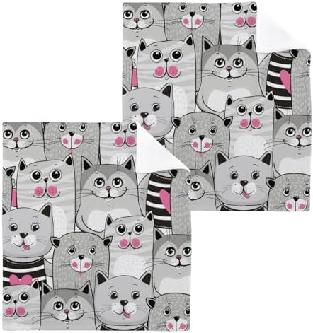 Highly Absorbent Soft Cotton Washcloths Set