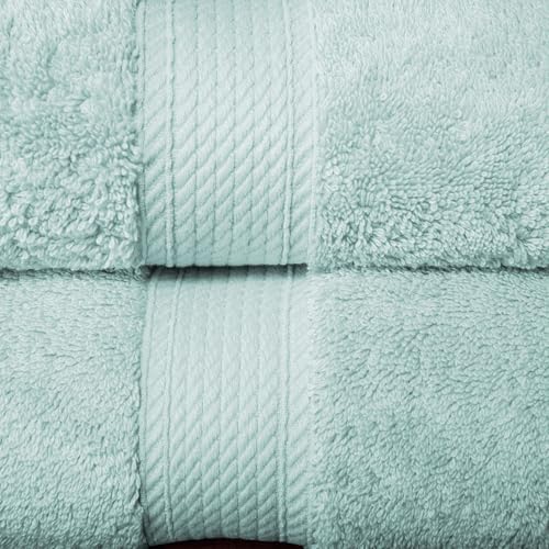 Superior Luxury Egyptian Cotton Pile Bath Towels Set Ultra Soft Plush