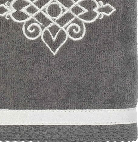 Avanti Linens Riverview Nickel Hand Towel Set
