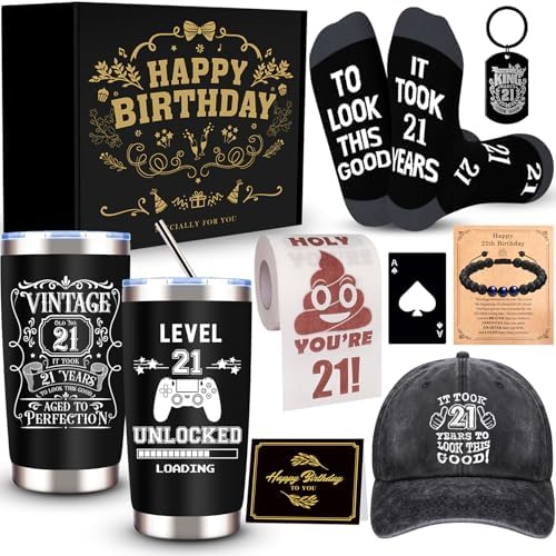 9-in-1 21st Birthday Party Set for Boys