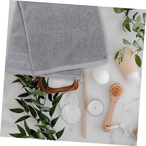 WOONEKY Thick Cotton Washcloth Quick Dry for Bathing Fitness Camping