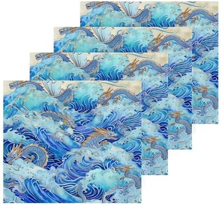 Chinese Dragon Washcloth Pack