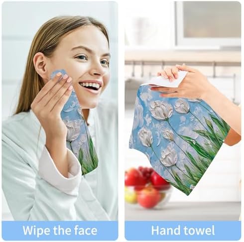 Xigua Flowers Washcloth Set Effortless Fast Drying Multi-Purpose