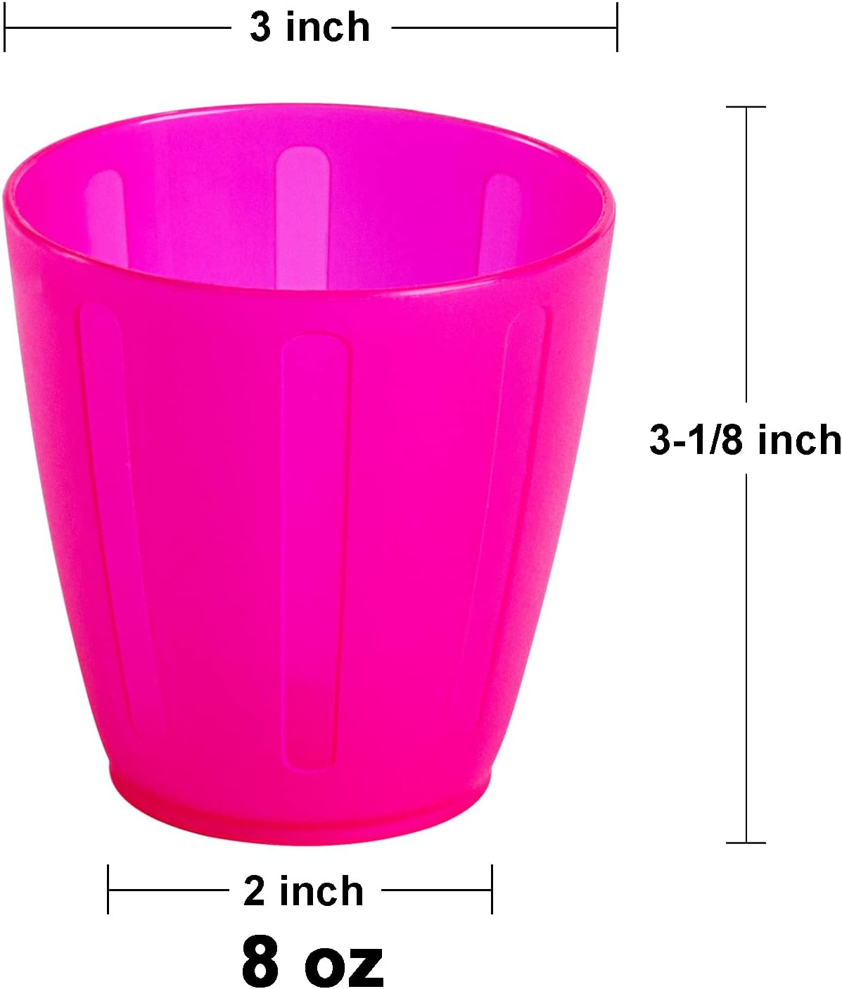 Fun Multicolor Plastic Cups for Kids