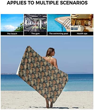 ZOE GARDEN Dahlia Flower Towel Set 3-PC Microfiber 1