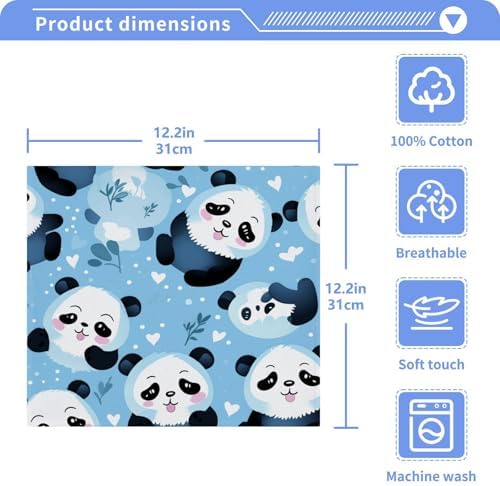 Soft Absorbent Reusable Washcloth Set