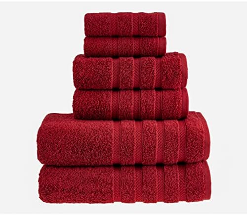 Luxury Turkish Towels Set 650 GSM 100 Cotton Ergonomic Design Machine Washable
