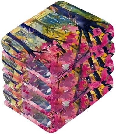 Xigua 12x12 Inch Washcloths Set of 2 - Multi-Purpose Towels