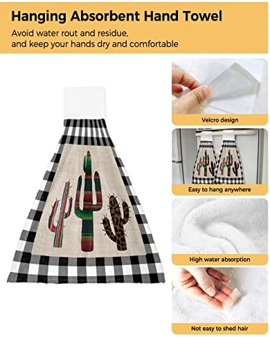 2-Piece Retro Tie Towels with Mexico Stripe Design
