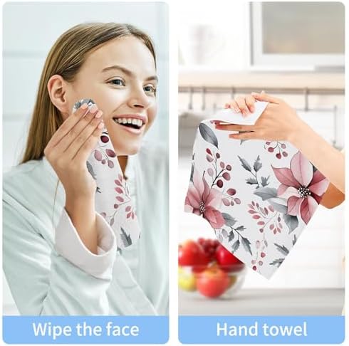 Xigua Watercolor Greenery Washcloth Set
