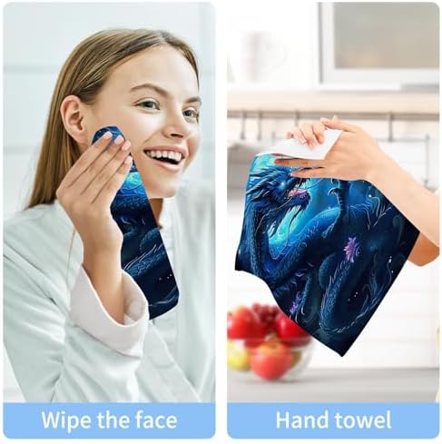 Premium Soft Cotton Face Towels 12x12 inches Reusable Washcloth Set