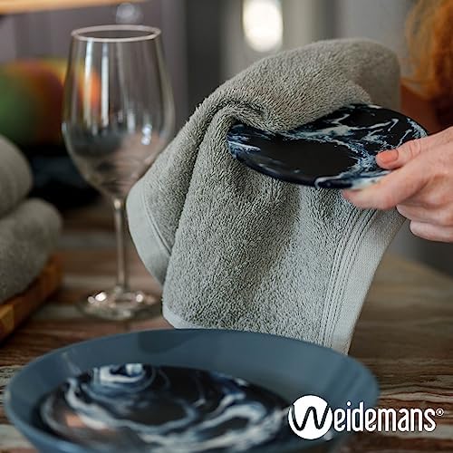 Weidemans 13x13 Soft Cotton Washcloths Set of 6 Ultra-absorbent Machine Washable
