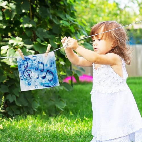 Musical Note Washcloths for Babies