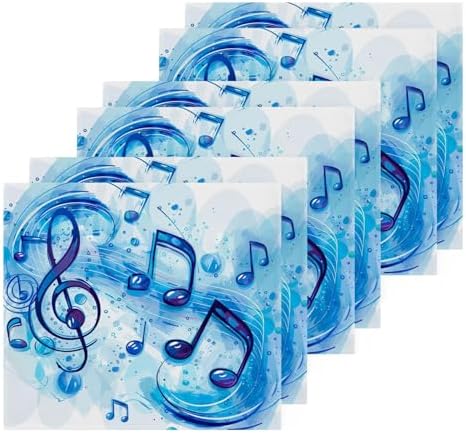 Musical Note Washcloths for Babies