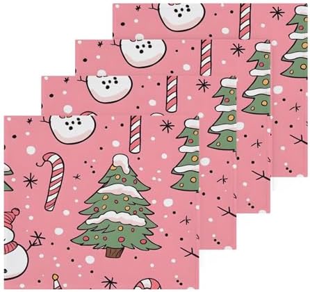 Xigua Christmas Candy Washcloth Set - 12x12