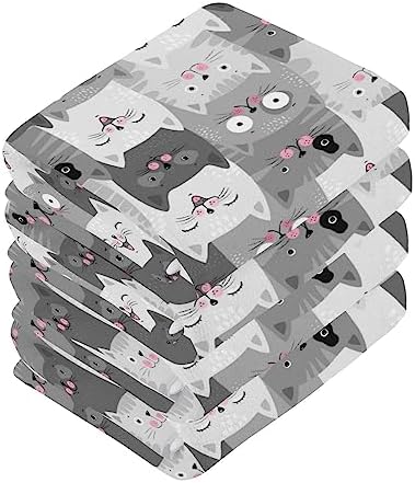 Grey Cat Multi-Use Washcloths
