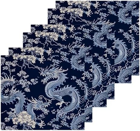 Chinese Dragon Soft Absorbent Washcloth 2-Pack