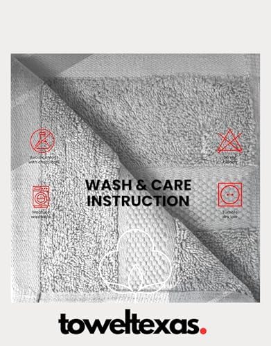 4-Piece Wash Cloth Set Soft Absorbent Cotton