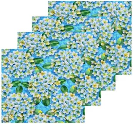 Pretty Flower Washcloth Set for Babies Soft Absorbent Reusable Washcloths